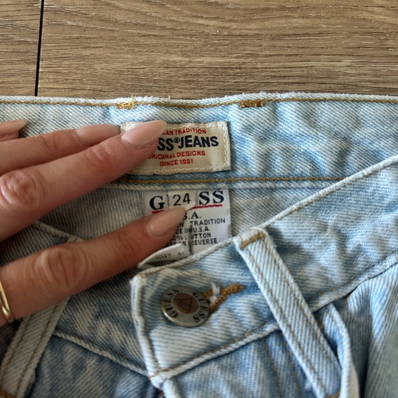 Guess Vintage Light Blue Denim Jeans - Picture 2 of 5